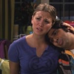 Penny’s blue star shirt on The Big Bang Theory