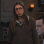 Amy’s brown knit sweater on The Big Bang Theory