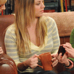 Penny’s green/yellow striped sweater on The Big Bang Theory