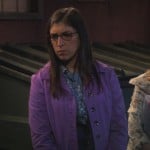 Amy’s purple jacket on The Big Bang Theory