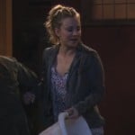 Penny’s grey jacket on The Big Bang Theory