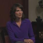 Robin’s purple button up blouse on How I met your mother
