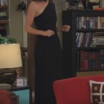 Robin’s one shoulder black gown on How I met your mother