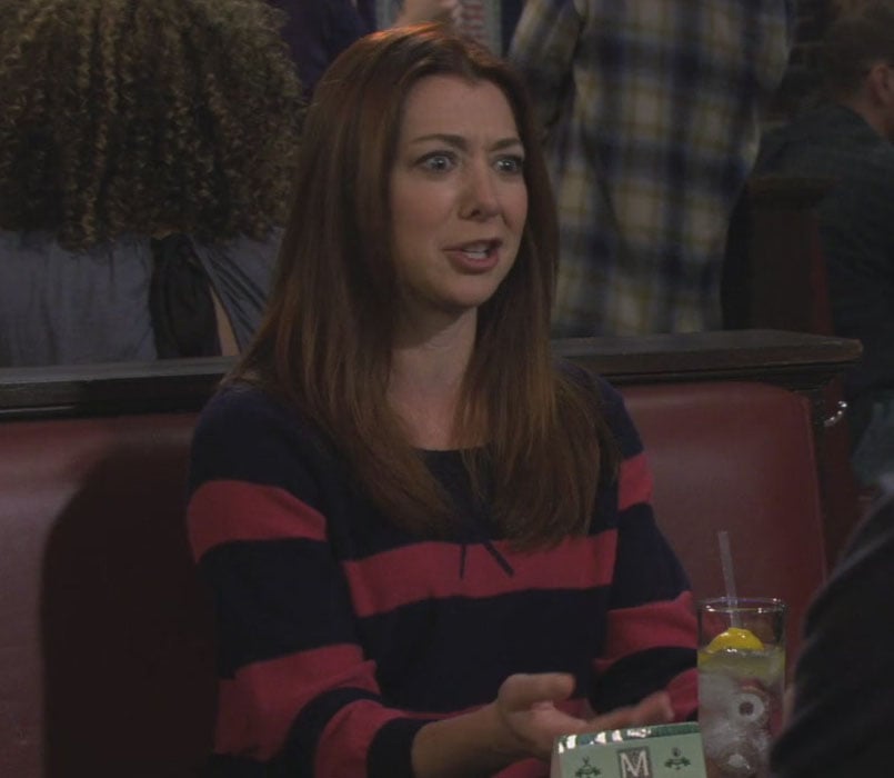 Lily's red and blue striped sweater on How I met your mother