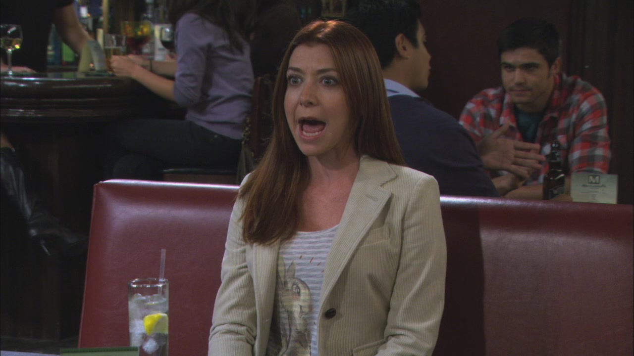 Lily's bunny shirt with cream blazer on How I met your mother