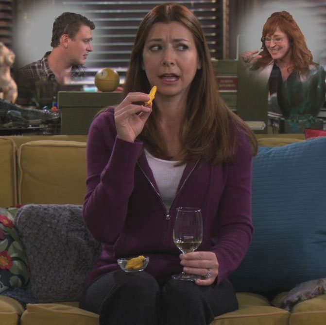 Lily's purple hoodie on How I met your mother