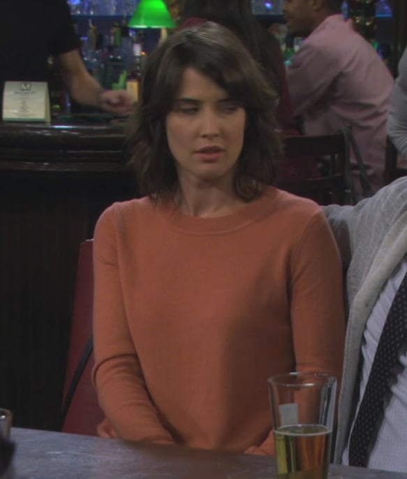 Robin's orange sweater on How I met your mother