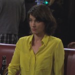 Robin’s yellow button up blouse on How I met your mother