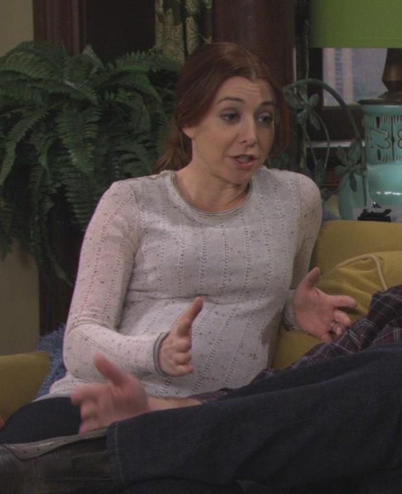 Lily's maternity long sleeve top on How I met your mother