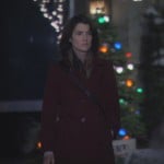 Robin’s burgundy coat on How I met your mother