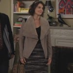 Robin’s light brown open jacket on How I met your mother
