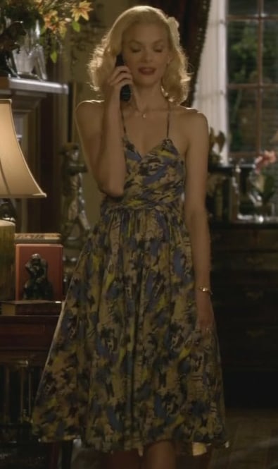 Lemon's patterned dress on Hart of Dixie