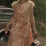 Lemon’s frill cardigan over floral dress on Hart of Dixie