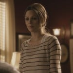 Zoe’s off shoulder striped sweater on Hart of Dixie