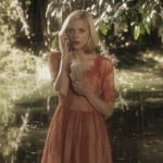 Lemon’s orange lace dress on Hart of Dixie