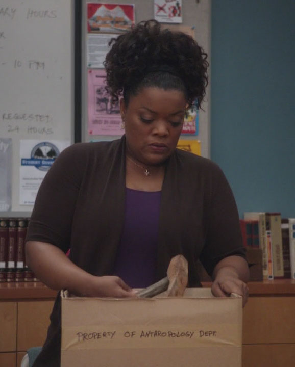 Shirley's brown cardigan from Community
