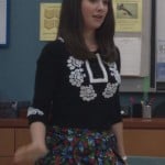 Annie’s black and white sweater from Community