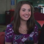 Annie’s purple floral top