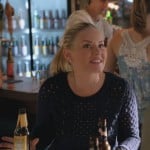 Alex’s blue knit sweater on Happy Endings