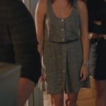 Penny’s grey tank dress and black boots on Happy Endings