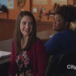 Annie’s pink cardigan on Community