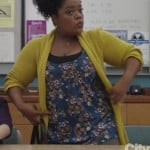 Shirley’s long yellow knit cardigan from Community