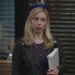 Britta’s black leather jacket on Community