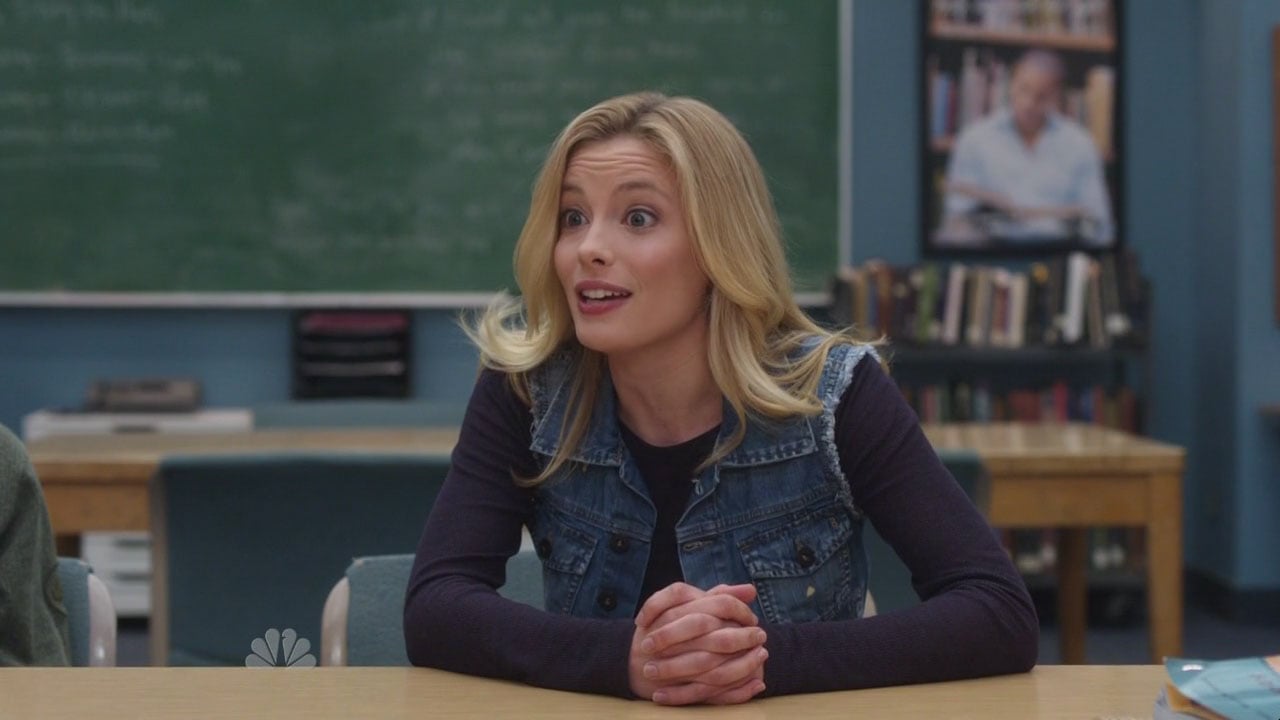 Britta's denim vest on Community