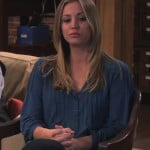 Penny’s blue blouse on The Big Bang Theory