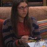 Amy’s blue striped cardigan on The Big Bang Theory