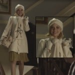 Lemon’s white knit beanie and bow scarf on Hart of Dixie