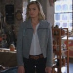 Jane’s grey jacket on Happy Endings