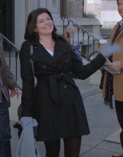 Penny's black coat on Happy Endings