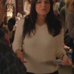 Penny’s white sweater on Happy Endings