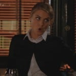 Jane’s black jacket on Happy Endings