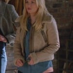 Alex’s cream wool jacket on Happy Endings