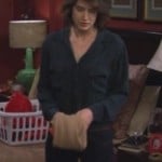 Robin’s navy blue blouse with pockets on How I Met Your Mother