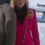 Alex’s hot pink coat on Happy Endings