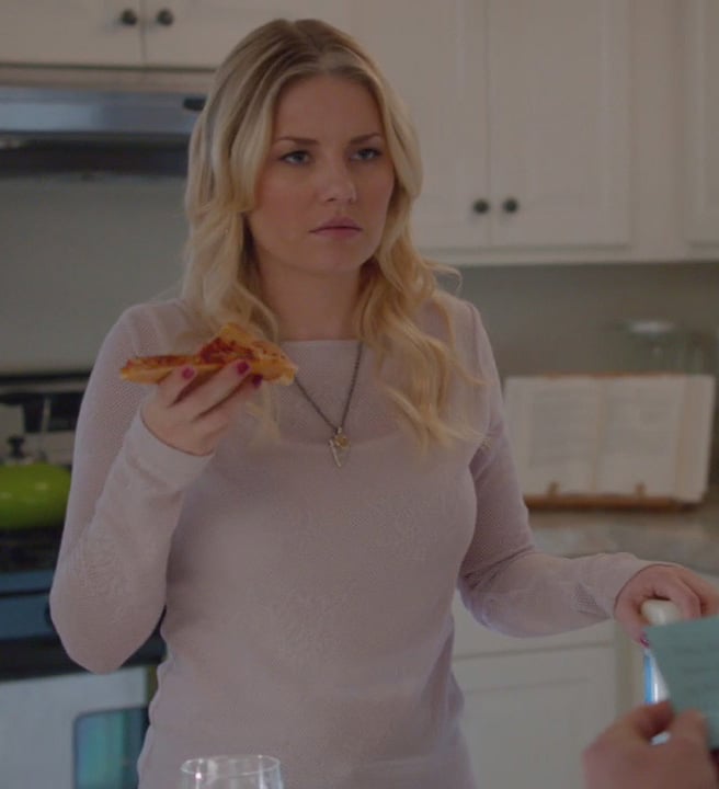 Alex's pastel purple long sleeve top on Happy Endings