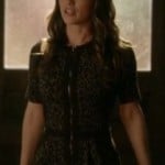 Zoe’s leopard print zip up dress on Hart of Dixie