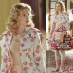 Magnolia’s cherry print coat on Hart of Dixie