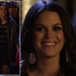 Zoe’s glitter coat and silver leaf earrings on Hart of Dixie