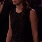 Blair’s black beaded dress on Gossip Girl
