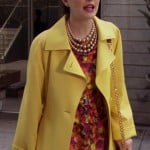 Blair’s yellow coat on Gossip Girl