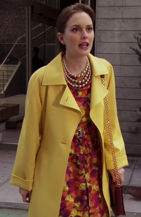 Blair's yellow coat on Gossip Girl