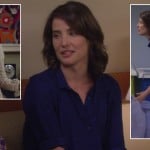 Robin’s blue playsuit/romper on How I Met Your Mother