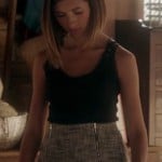 India’s zip skirt with buckle strap tank top on Jane by Design