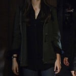 Spencer’s olive green jacket on Pretty Little Liars
