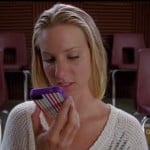 Brittany’s striped iphone cover on Glee Season 4