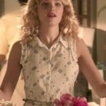 Magnolia’s blue star print shirtdress on Hart of Dixie
